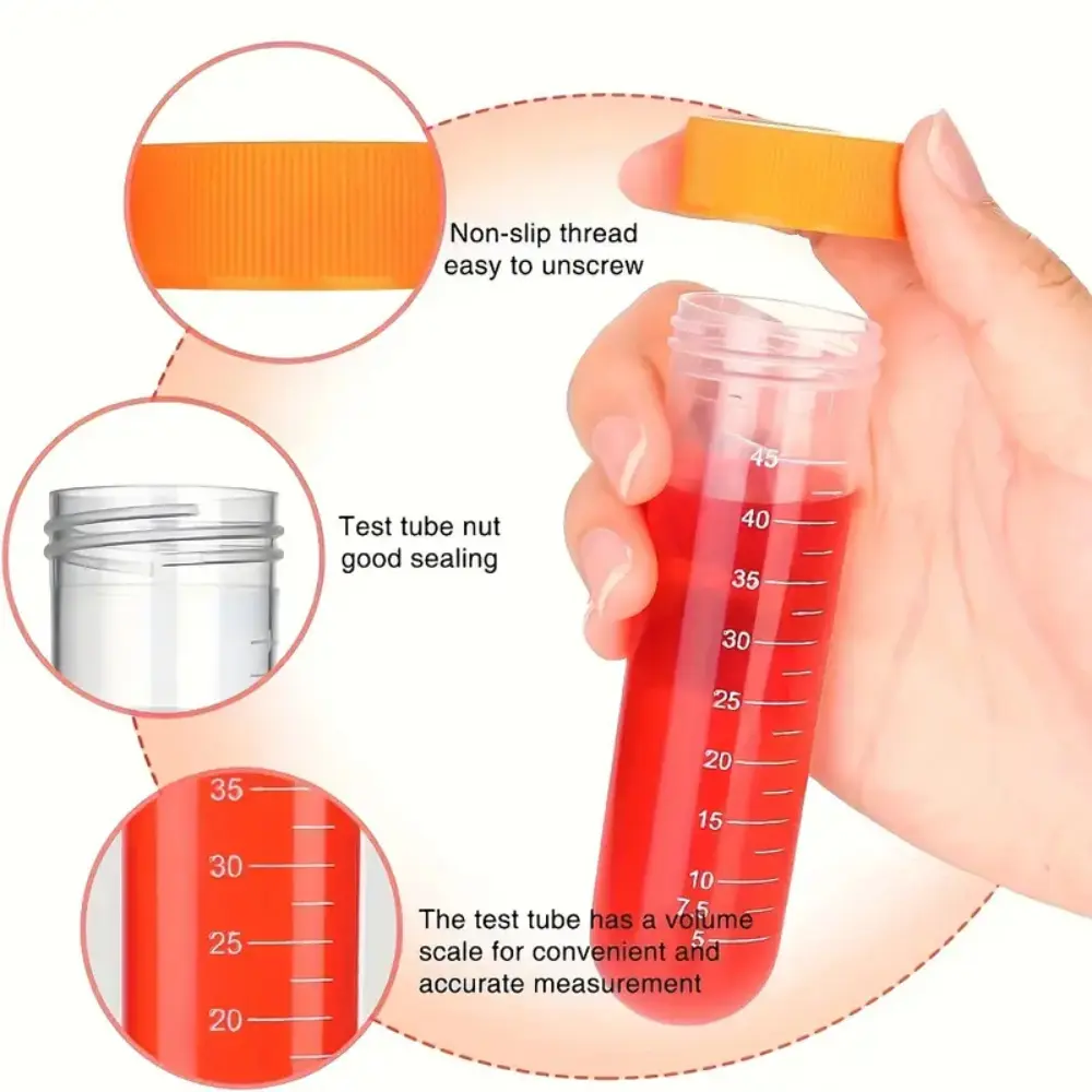 KIT DE TUBOS DE ENSAYO GOTEROS PINZAS PARA TRABAJOS DE LABORATORIO - Imagen 6