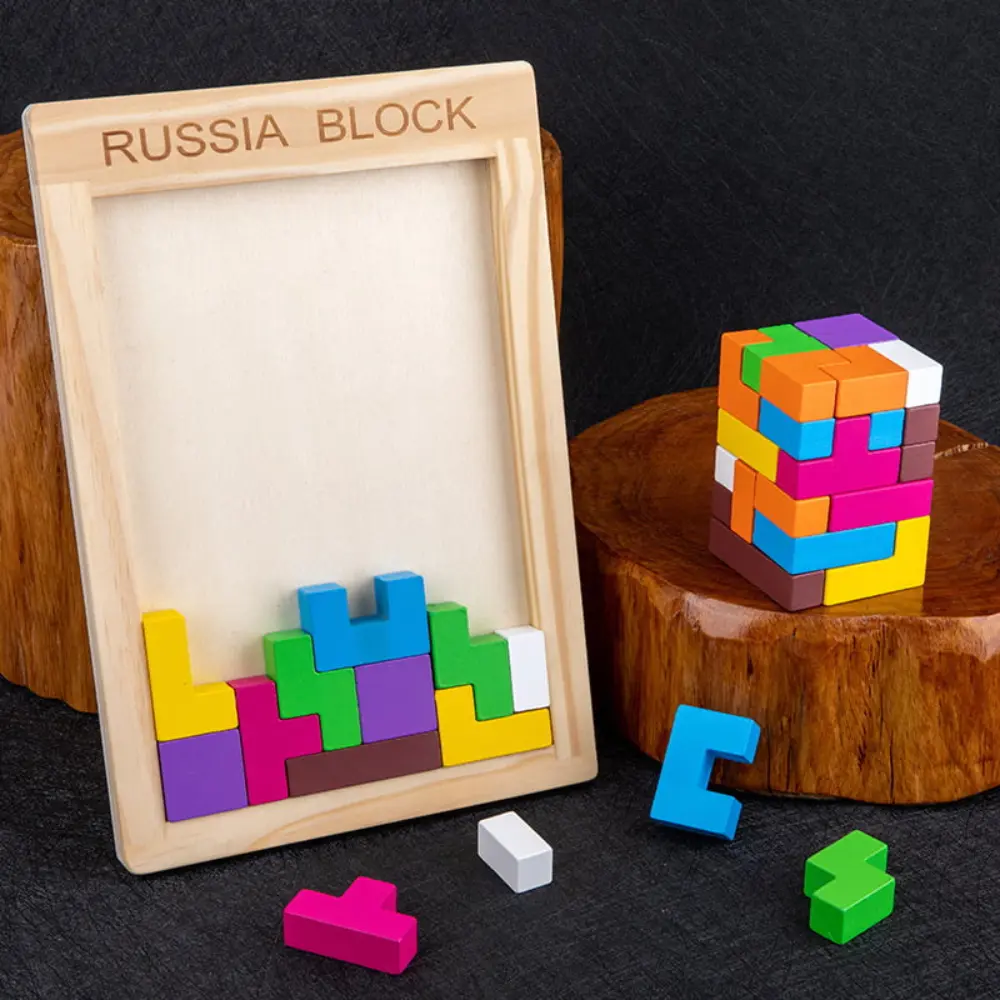 JUEGO DE DETREZA MENTAL 2 EN 1 JENGA Y TETRIS - Imagen 8
