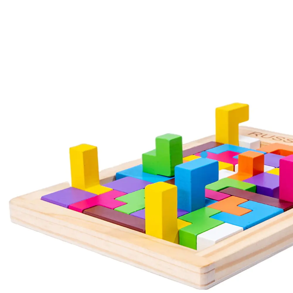 JUEGO DE DETREZA MENTAL 2 EN 1 JENGA Y TETRIS - Imagen 6