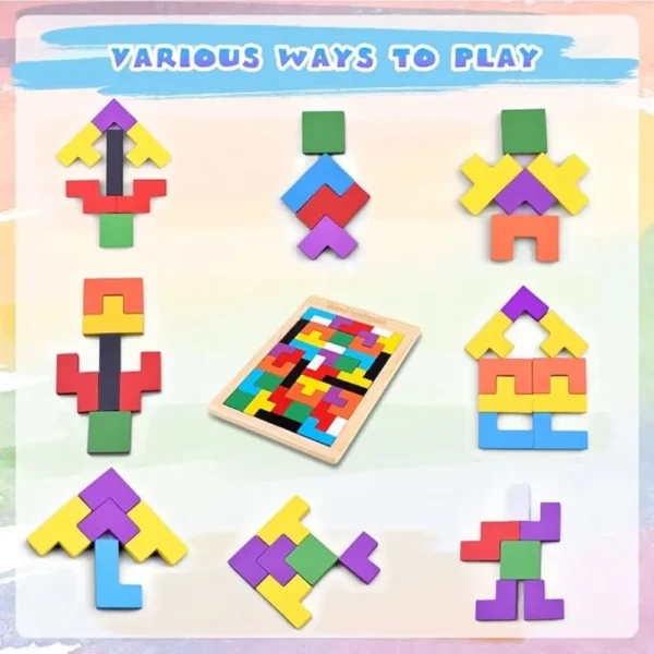 tetris de madera