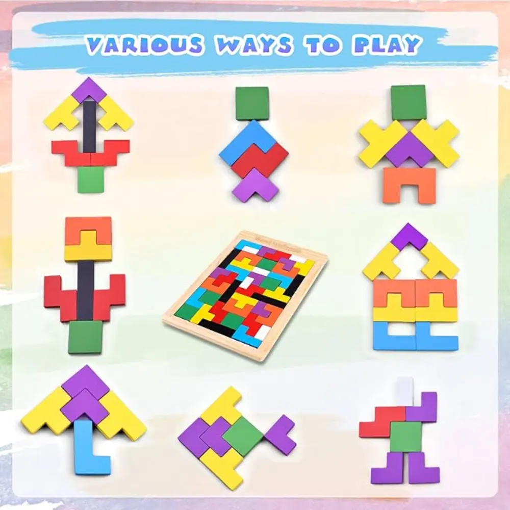 tetris de madera