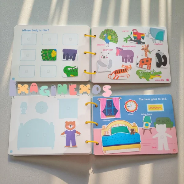 LIBRO COGNITIVO OSITO CON SISTEMA VELCRO - Imagen 8