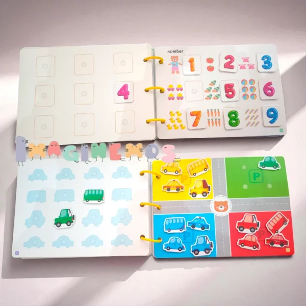 LIBRO COGNITIVO OSITO CON SISTEMA VELCRO - Imagen 6
