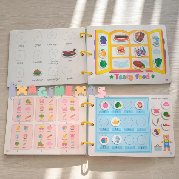LIBRO COGNITIVO OSITO CON SISTEMA VELCRO - Imagen 10